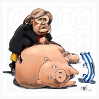 Merkel piggybanks