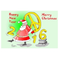 Croatian Cartoonists Association (CR) - Merry and Happy