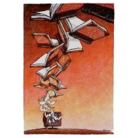 rousso-flying-books-poster