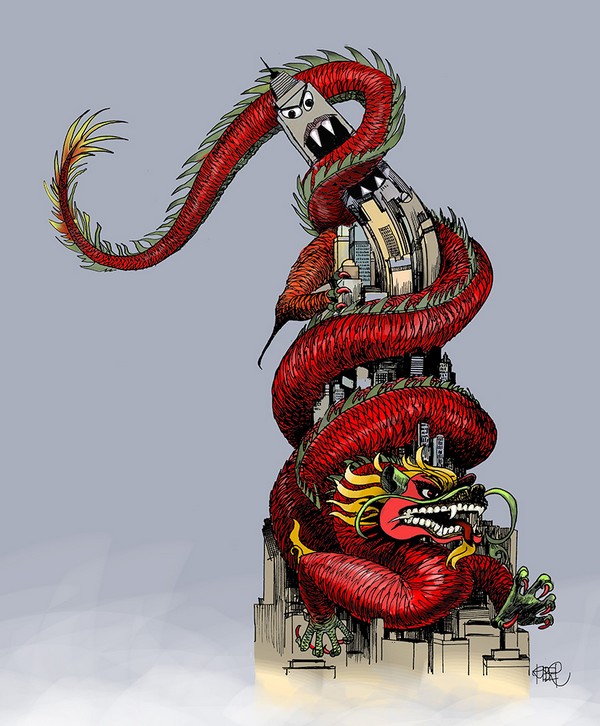 Riber Hansson - Hong Kong dragon