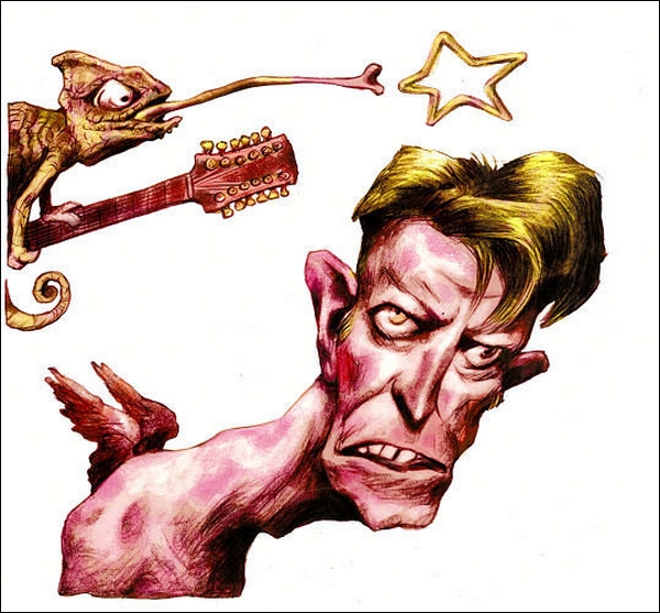 Cau Gomez BR-Honorable mention caricatura-David Bowie