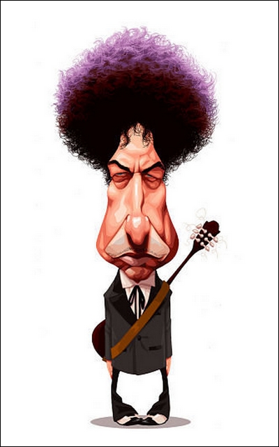 Eduardo Baptistao BR-2nd caricatura-Bob Dylan