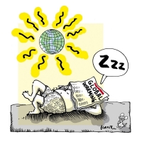 Plantu (FR) - 2005-Global warming