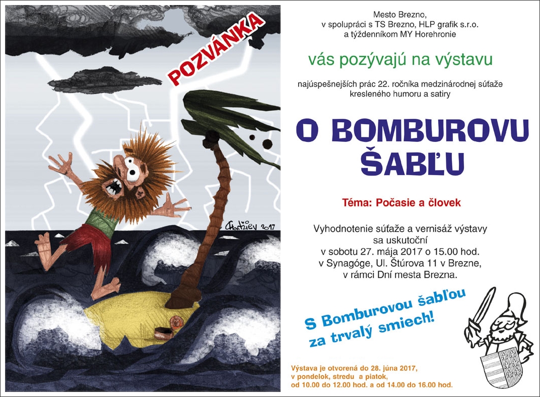 pozvanka Bomburova sabla 2017 Brezno