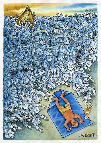 XIXPortoCartoon_-_Segundo_Premio_Turismo-_Jitet_Kustana,￼￼_Indonesia